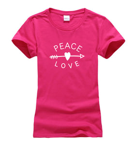 PEACE & LOVE T-shirt Woman