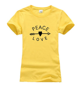 PEACE & LOVE T-shirt Woman