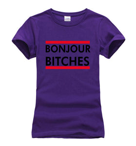 Bonjour Bitches T-shirt Woman
