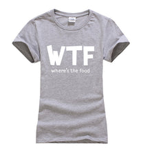 Load image into Gallery viewer, Where's The Food WTF T-shirt Woman