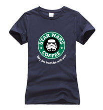Load image into Gallery viewer, Star War Coffee T-shirt Women