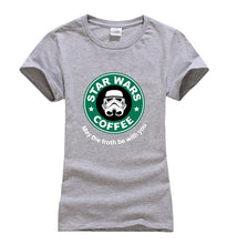Load image into Gallery viewer, Star War Coffee T-shirt Women