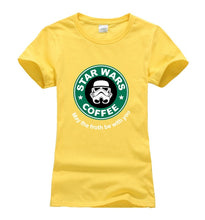 Load image into Gallery viewer, Star War Coffee T-shirt Women