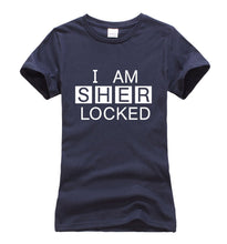 Load image into Gallery viewer, I Am Sherlocked T-shirt Woman