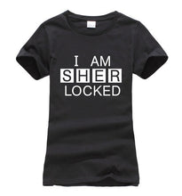 Load image into Gallery viewer, I Am Sherlocked T-shirt Woman