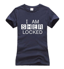 Load image into Gallery viewer, I Am Sherlocked T-shirt Woman