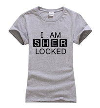 Load image into Gallery viewer, I Am Sherlocked T-shirt Woman