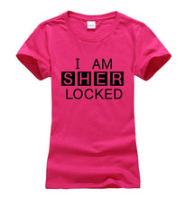 Load image into Gallery viewer, I Am Sherlocked T-shirt Woman