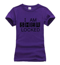 Load image into Gallery viewer, I Am Sherlocked T-shirt Woman