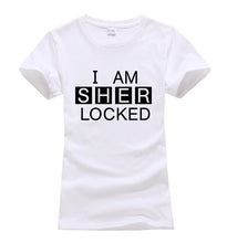 Load image into Gallery viewer, I Am Sherlocked T-shirt Woman