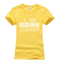 Load image into Gallery viewer, I Am Sherlocked T-shirt Woman