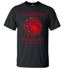 Load image into Gallery viewer, Targaryen Fire &amp; Blood Game of Thrones T Shirt