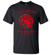 Load image into Gallery viewer, Targaryen Fire &amp; Blood Game of Thrones T Shirt