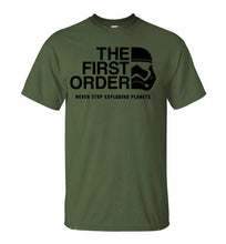 Load image into Gallery viewer, The First Order Never Stop Exploding Planets T Shirt