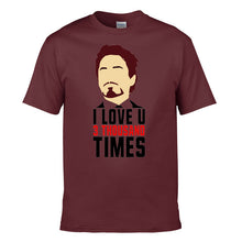 Load image into Gallery viewer, Iron Man Tshirt I Love You 3000